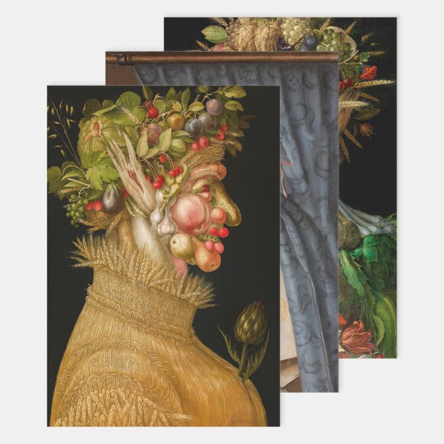 Giuseppe Arcimboldo - Masterpieces Selection Wrapping Paper Sheets (Creator Uploaded)