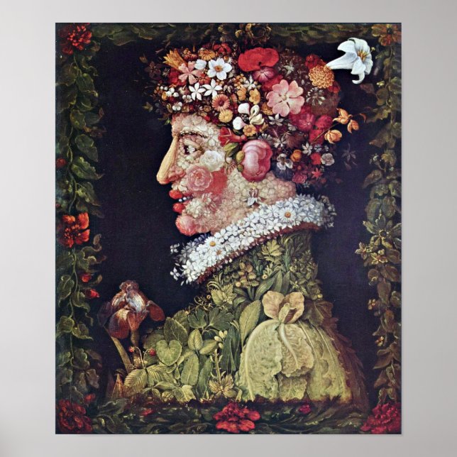 Giuseppe Arcimboldo - Spring Poster (Front)