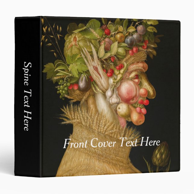 Giuseppe Arcimboldo - Summer 3 Ring Binder (Front/Spine)