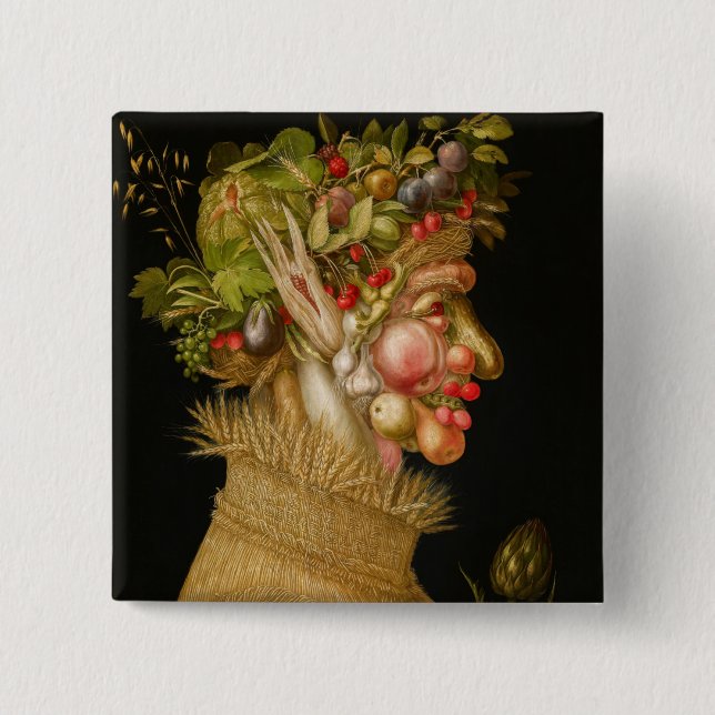 Giuseppe Arcimboldo - Summer Button (Front)