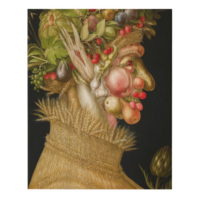 Giuseppe Arcimboldo - Summer Faux Canvas Print (Front)