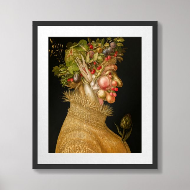 Giuseppe Arcimboldo - Summer Framed Art (Framed Front)