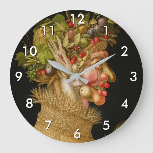 Giuseppe Arcimboldo _ Summer Large Clock