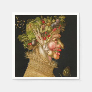 Giuseppe Arcimboldo - Summer Napkins