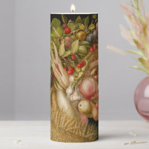 Giuseppe Arcimboldo - Summer Pillar Candle