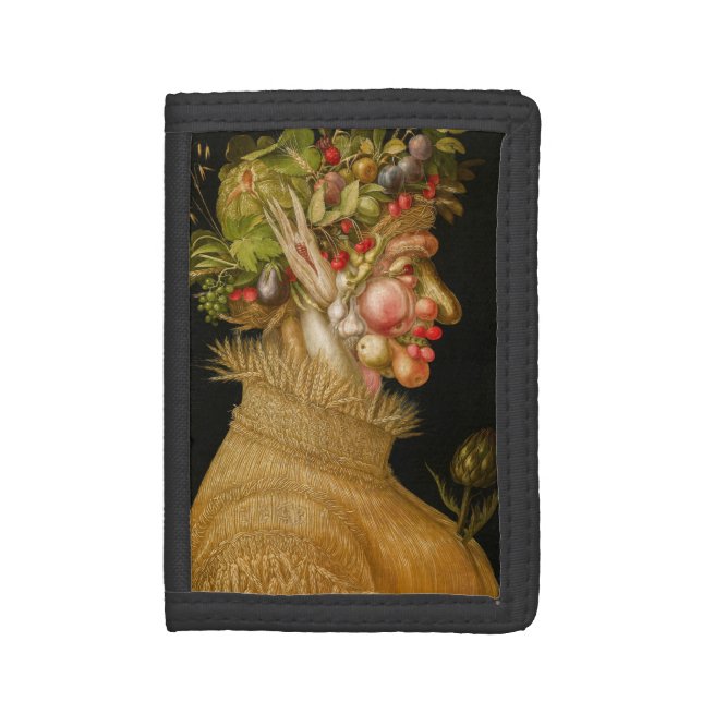 Giuseppe Arcimboldo - Summer Trifold Wallet (Front Vertical)
