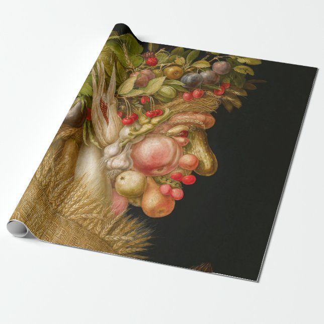 Giuseppe Arcimboldo - Summer Wrapping Paper (Unrolled)