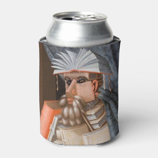 Giuseppe Arcimboldo - The Librarian Can Cooler (Can Front)