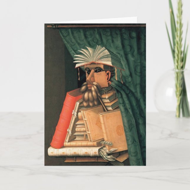 Giuseppe Arcimboldo - The Librarian Card (Front)