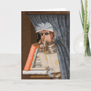 Giuseppe Arcimboldo - The Librarian Card