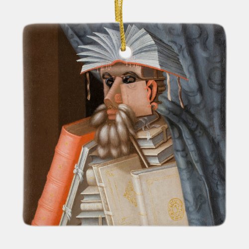 Giuseppe Arcimboldo _ The Librarian Ceramic Ornament