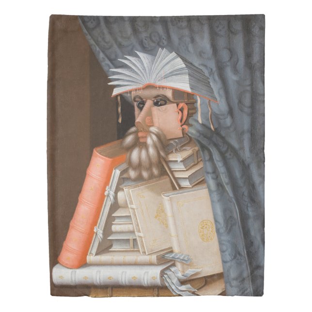 Giuseppe Arcimboldo - The Librarian Duvet Cover (Front)