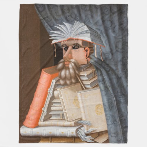 Giuseppe Arcimboldo _ The Librarian Fleece Blanket