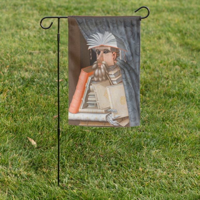 Giuseppe Arcimboldo - The Librarian Garden Flag (In SItu)