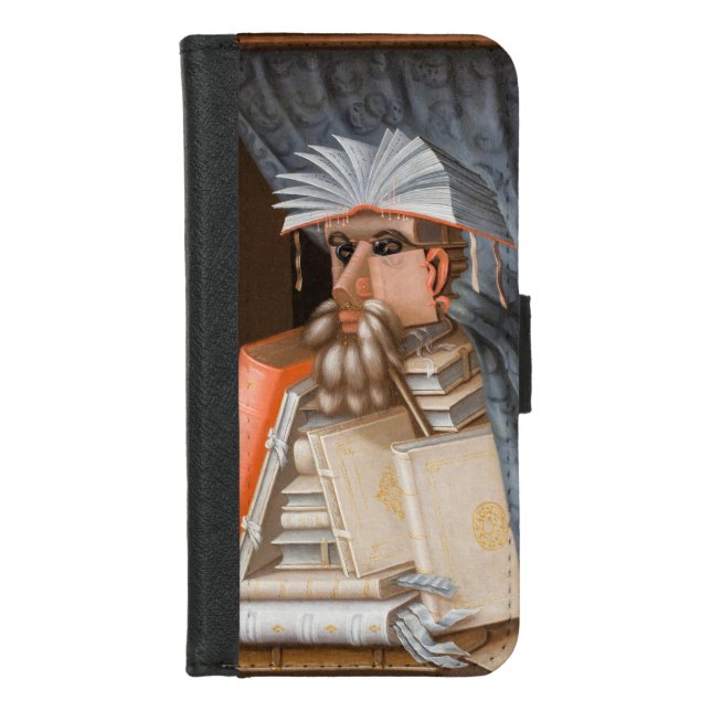 Giuseppe Arcimboldo - The Librarian iPhone Wallet Case (Front)
