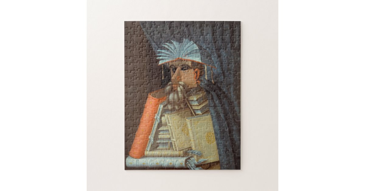 Giuseppe Arcimboldo - The Librarian Jigsaw Puzzle | Zazzle