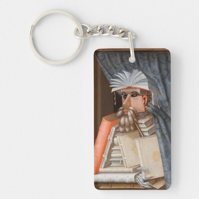 Giuseppe Arcimboldo - The Librarian Keychain (Front)