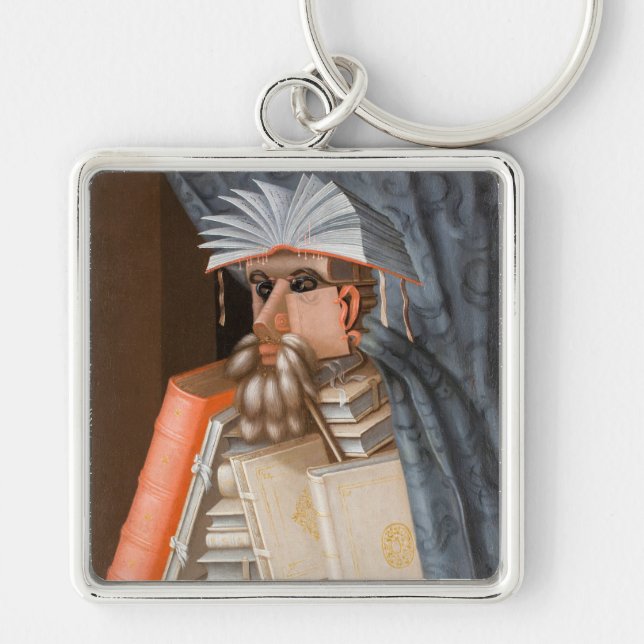 Giuseppe Arcimboldo - The Librarian Keychain (Front)