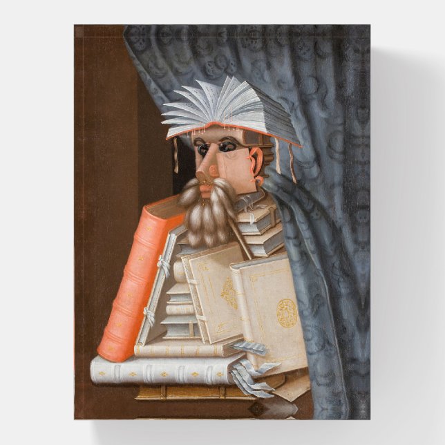 Giuseppe Arcimboldo - The Librarian Paperweight (Vertical)