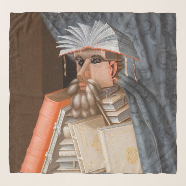 Giuseppe Arcimboldo - The Librarian Scarf (Front)