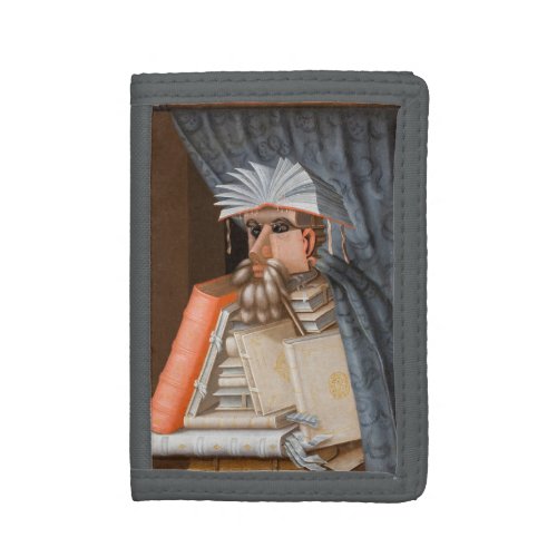 Giuseppe Arcimboldo _ The Librarian Trifold Wallet