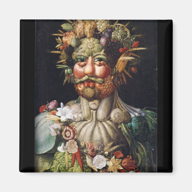Giuseppe Arcimboldo Vegetable Man (Vertumnus) Magnet (Front)