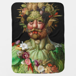 Giuseppe Arcimboldo - Vertumnus Baby Blanket