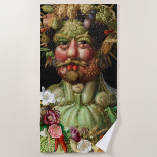 Giuseppe Arcimboldo - Vertumnus Beach Towel