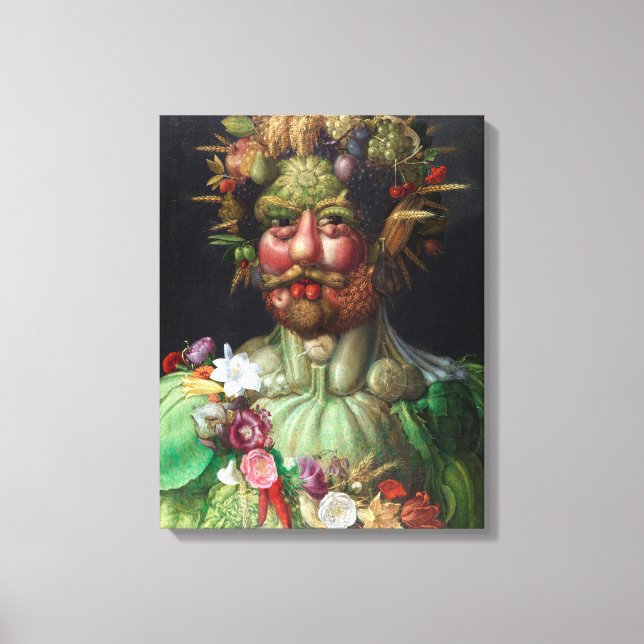 Giuseppe Arcimboldo Vertumnus Canvas Print (Front)