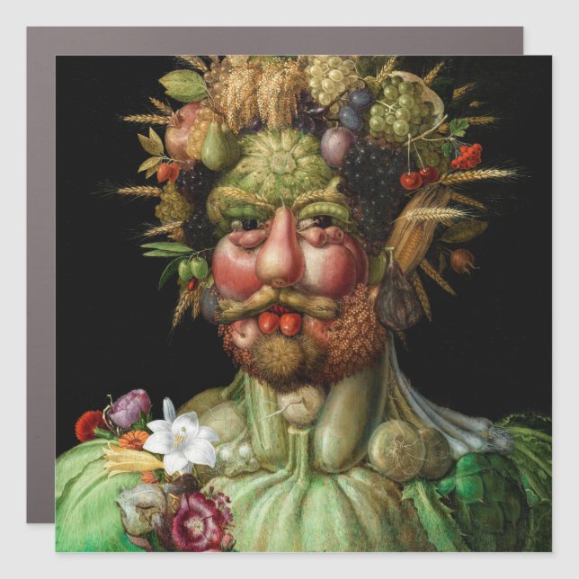 Giuseppe Arcimboldo - Vertumnus Car Magnet (Front)