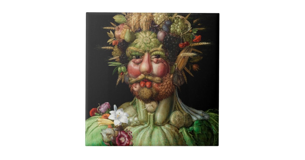 Giuseppe Arcimboldo - Vertumnus Ceramic Tile | Zazzle