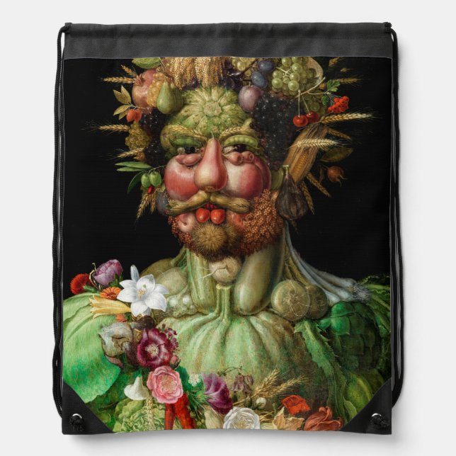 Giuseppe Arcimboldo - Vertumnus Drawstring Bag (Front)