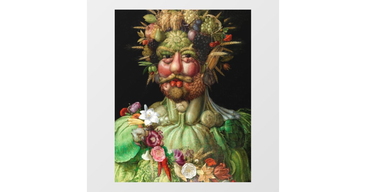 Giuseppe Arcimboldo - Vertumnus Floor Decals | Zazzle
