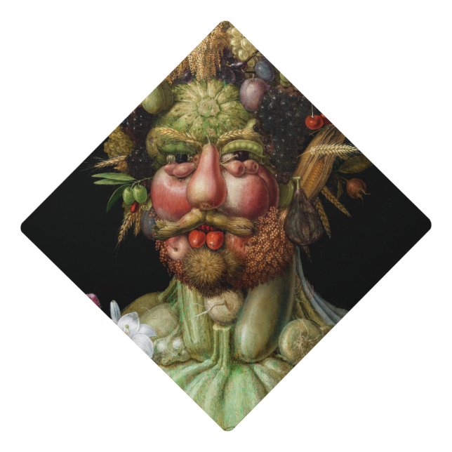 Giuseppe Arcimboldo - Vertumnus Graduation Cap Topper (Front)