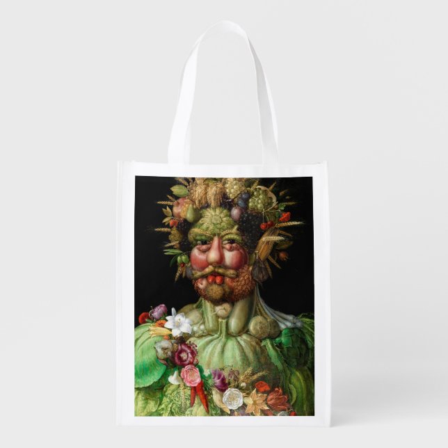 Giuseppe Arcimboldo - Vertumnus Grocery Bag (Front)
