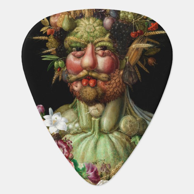 Giuseppe Arcimboldo - Vertumnus Guitar Pick (Front)