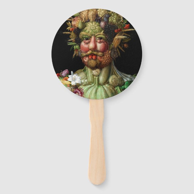 Giuseppe Arcimboldo - Vertumnus Hand Fan (Front)