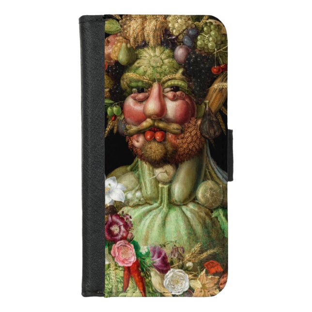 Giuseppe Arcimboldo - Vertumnus iPhone Wallet Case (Front)