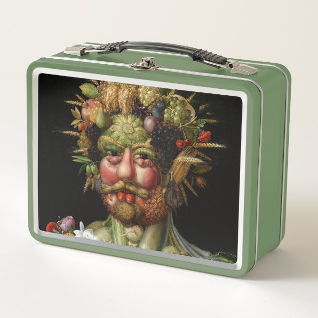 Giuseppe Arcimboldo - Vertumnus Metal Lunch Box (Front)