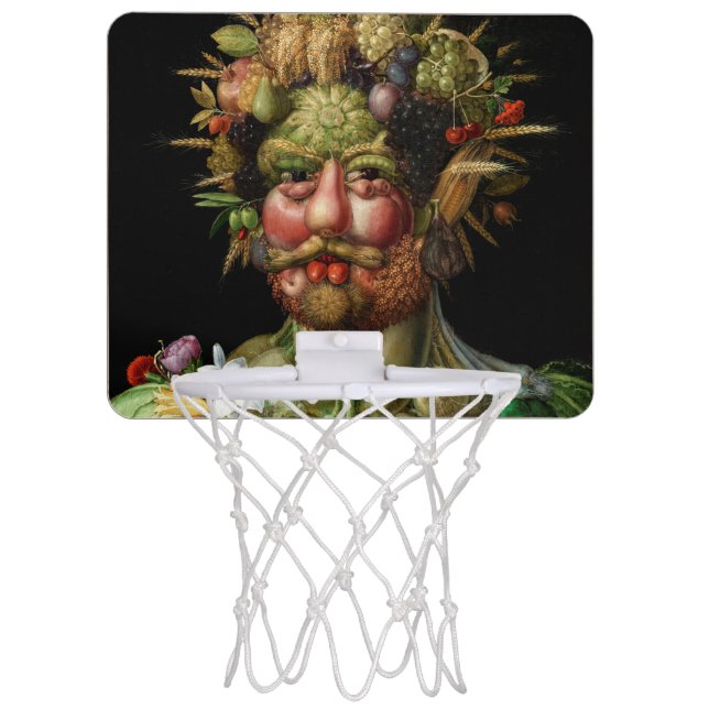 Giuseppe Arcimboldo - Vertumnus Mini Basketball Hoop (Front)
