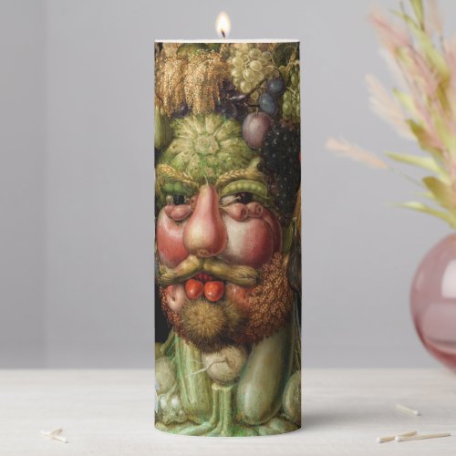 Giuseppe Arcimboldo _ Vertumnus Pillar Candle