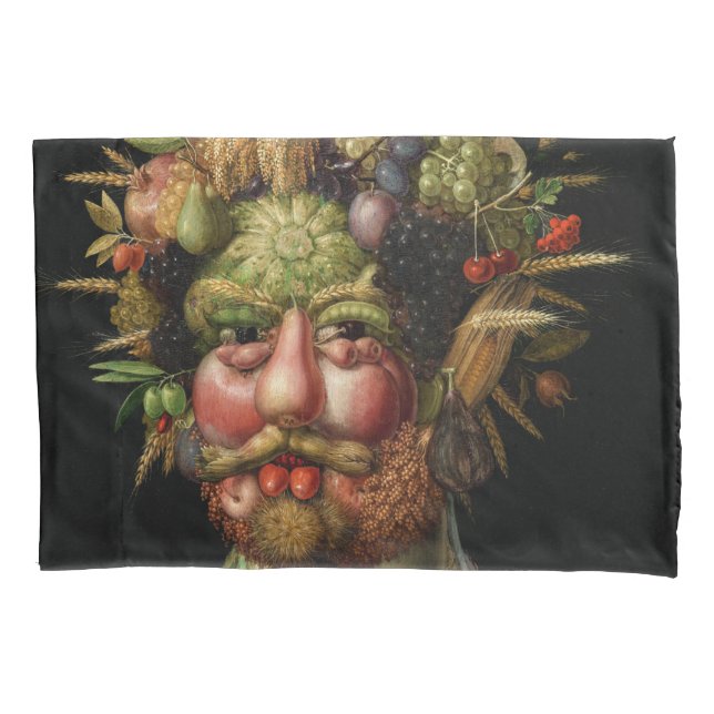 Giuseppe Arcimboldo - Vertumnus Pillow Case (Front)