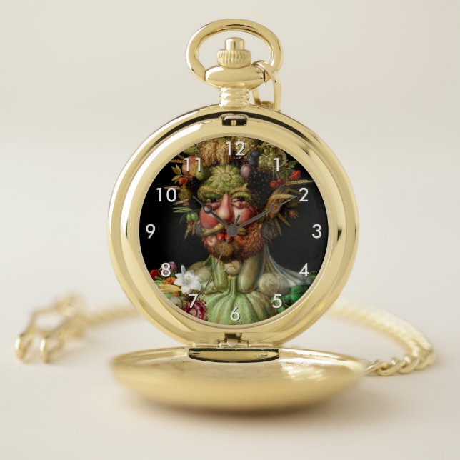 Giuseppe Arcimboldo - Vertumnus Pocket Watch (Inside)