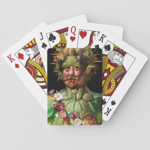 Giuseppe Arcimboldo _ Vertumnus Poker Cards