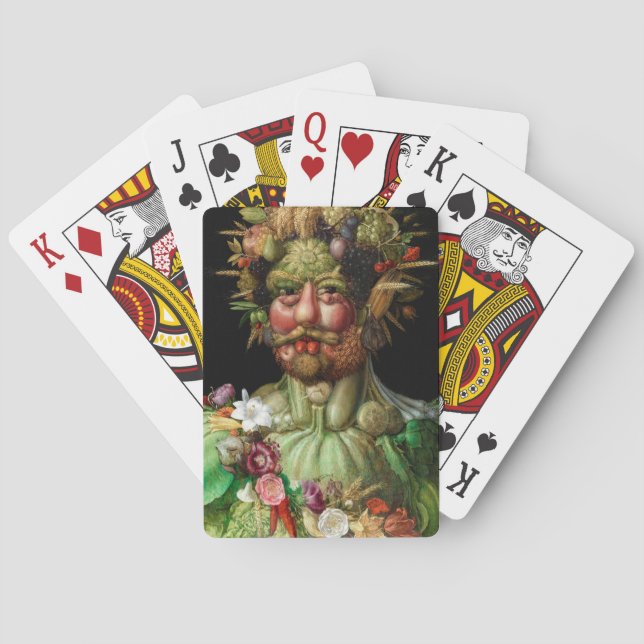 Giuseppe Arcimboldo - Vertumnus Poker Cards (Back)