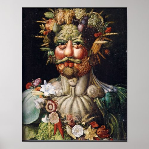 Giuseppe Arcimboldo Vertumnus Vegetable_Man Poster