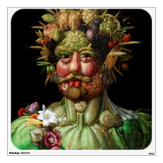 Giuseppe Arcimboldo - Vertumnus Wall Decal (Front)