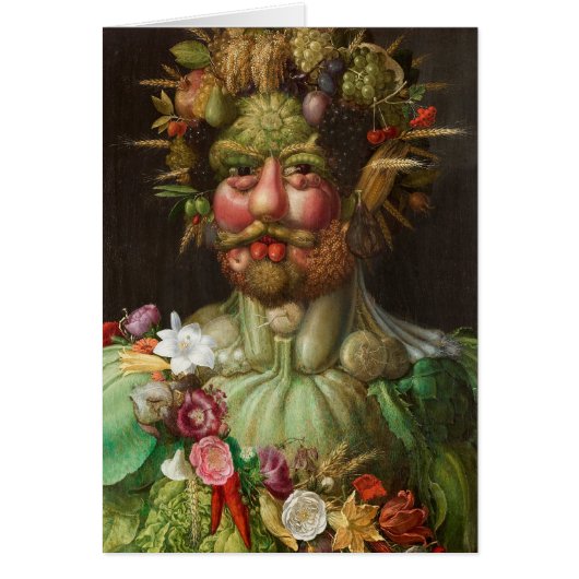 Giuseppe Arcimboldo's Vertumnus (1590) Cards (Front)
