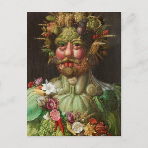 Giuseppe Arcimboldos Vertumnus 1590 Postcard