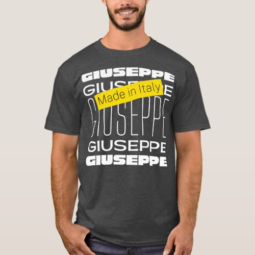 Giuseppe italian name T_Shirt
